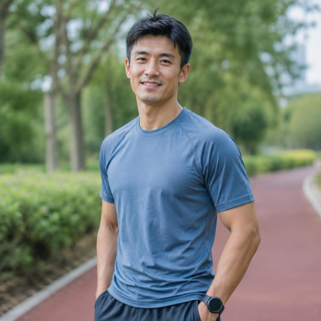 Y.W. Fung, the tester behind TrackMyBurn, on his usual running route